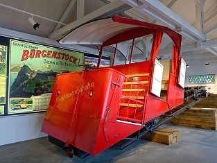Bürgenstockbahn Bürgenstock Museum Standseilbahnen in Kehrsiten