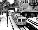Standseilbahn Funiculaire Lausanne Ouchy - Zug unterwegs - Foto Archiv standseilbahnen.ch