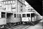 Standseilbahn Funiculaire Lausanne Ouchy - Flon - Station und Ausweiche Montriond - Foto Archiv standseilbahnen.ch