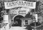 Standseilbahn Funiculaire Territet Mont Fleuri - der alte Eingang zur Talstation in Territet - Foto Staatsarchiv Waadt Vaud