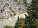 Bergstation beim Stolleneingang bis 1915 - von Les Garettes aus immer noch gut sichtbar