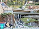 Standseilbahn Funiculaire Sion - Les Agettes - Talstation beim Kraftwerk Chandoline