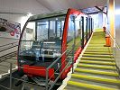 Standseilbahn Biel - Magglingen - funiculaire - Bienne - Macolin - Wagen 1 in der Talstation