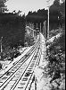 Standseilbahn Interlaken Harder Kulm - Ausweiche vor vielen Jahren Standseilbahn Interlaken Harder Kulm - Ausweiche vor vielen Jahren
