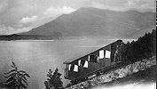 Bürgenstockbahn Standseilbahn Bürgenstock funicular Burgenstock - Wagen der ersten Generation im Einsatz bis 1897 Bürgenstockbahn Standseilbahn Bürgenstock funicular Burgenstock - Wagen der ersten Generation im Einsatz bis 1897