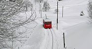 Standseilbahn Treib Seelisberg - Winter