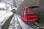 Standseilbahn Grand Hotel Terrace Engelberg - Ausweiche im Winter