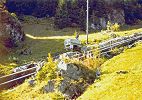 Standseilbahn Unter Axeli Arnisee - Foto aus der Betriebszeit der Standseilbahn - Foto energieUri - Archiv standseilbahnen.ch