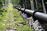 Standseilbahn Kraftwerk Gurtnellen Gorneren - die Standseilbahn mit der alten Druckleitung bis 2017 - Foto Archiv standseilbahnen.ch