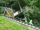 Funicolare Standseilbahn Kraftwerk Verbano - der alte Wagen vor dem Umbau 2007