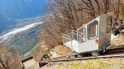 Funicolare Standseilbahn Kraftwerk Giumaglio - Wagen 2013 Hersteller Von Rotz & Wiedemar - Foto Archiv standseilbahnen.ch