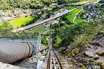 Kraftwerk Lavorgo Nivo Piottino Standseilbahn - Foto Archiv standseilbahnen.ch