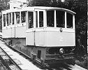 Standseilbahn Funicolare Lugano Stazione FFS Bahnhof SBB - Wagen der 2. Wagengeneration 1929 - 1954