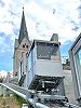 Domat/Ems Friedhof öffentlicher Schräglift Standseilbahn Foto Archiv standseilbahnen.ch