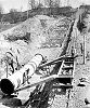 Standseilbahn in Küblis beim Kraftwerksbau 1921
