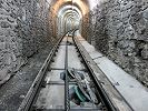 Standseilbahn Parsenn Parsennbahn Davos Höhenweg - Tunnel bei der Talstation