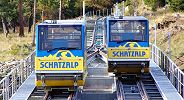 Schatzalpbahn Standseilbahn Davos Schatzalp - Ausweiche