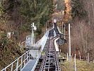 Standseilbahn Linthal Braunwald - Ausweiche - funicular Switzerland