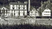 Brauerei Gurten in Wabern mit dem Schrägaufzug - Foto historische Sammlung Brauerei Gurten - bearbeitet Archiv standseilbahnen.ch