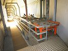 Bigla Büromöbel Fabrik Biglen Schrägaufzug Fahrzeug in der Bergstation - Foto Markus Seitz Archiv standseilbahnen.ch