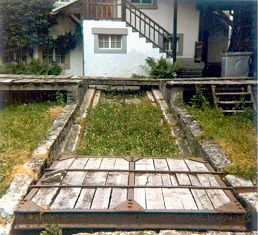 Zweisimmen Sägerei Hirschi Schrägaufzug 1983 Foto Markus Brunner