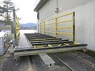 Stein AG Wasserkraftwerk Säckingen Standseilbahn Boottransportanlage beim Kraftwerk - der Wagen - Foto Markus Seitz - Archiv standseilbahnen.ch