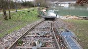 Kraftwerk Ruppoldingen Boottransportanlage Standseilbahn für Schiffe und Boote - Foto Markus Seitz Archiv standseilbahnen.ch