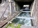 Boottransportanlage Kraftwerk Aarau - eine der schönsten Material - Standseilbahnen der Schweiz - Standseilbahn für Boote und Schiffe - Foto Markus Seitz Archiv standseilbahnen.ch