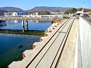 Die neue Boottransportanlage beim Kraftwerk Aarau Rüchlig - eine Standseilbahn für Boote und Schiffe - Foto Markus Seitz Archiv standseilbahnen.ch