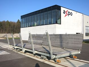 Die neue Boottransportanlage beim Kraftwerk Aarau Rüchlig - eine Standseilbahn für Boote und Schiffe - Foto Markus Seitz Archiv standseilbahnen.ch