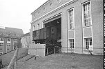 Schrägaufzug beim Kraftwerk Eglisau am 10. April 1987 - Foto Tibert Keller Archiv standseilbahnen.ch